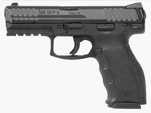 HK SFP9-SF 9mm Luger mit Pushbutton Schwarz | Heckler & Koch