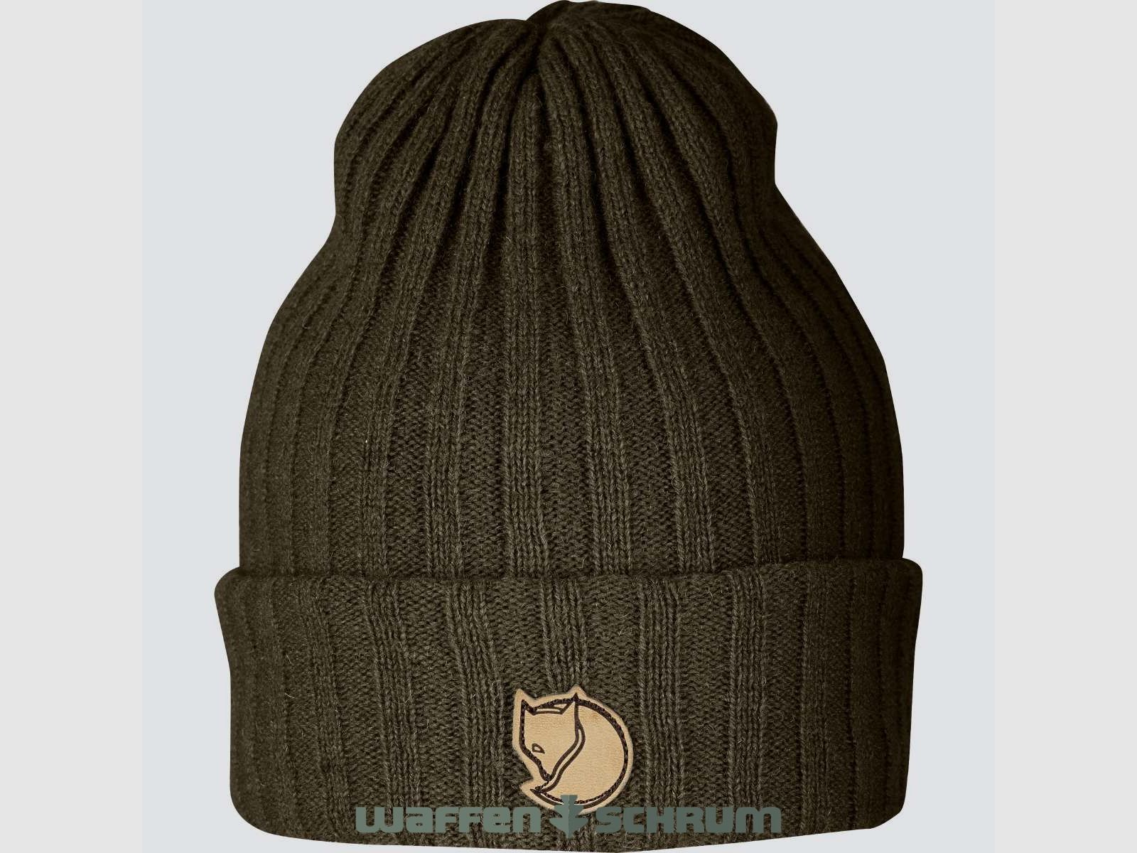 Fjällräven Strickmütze Byron Hat Dark Olive