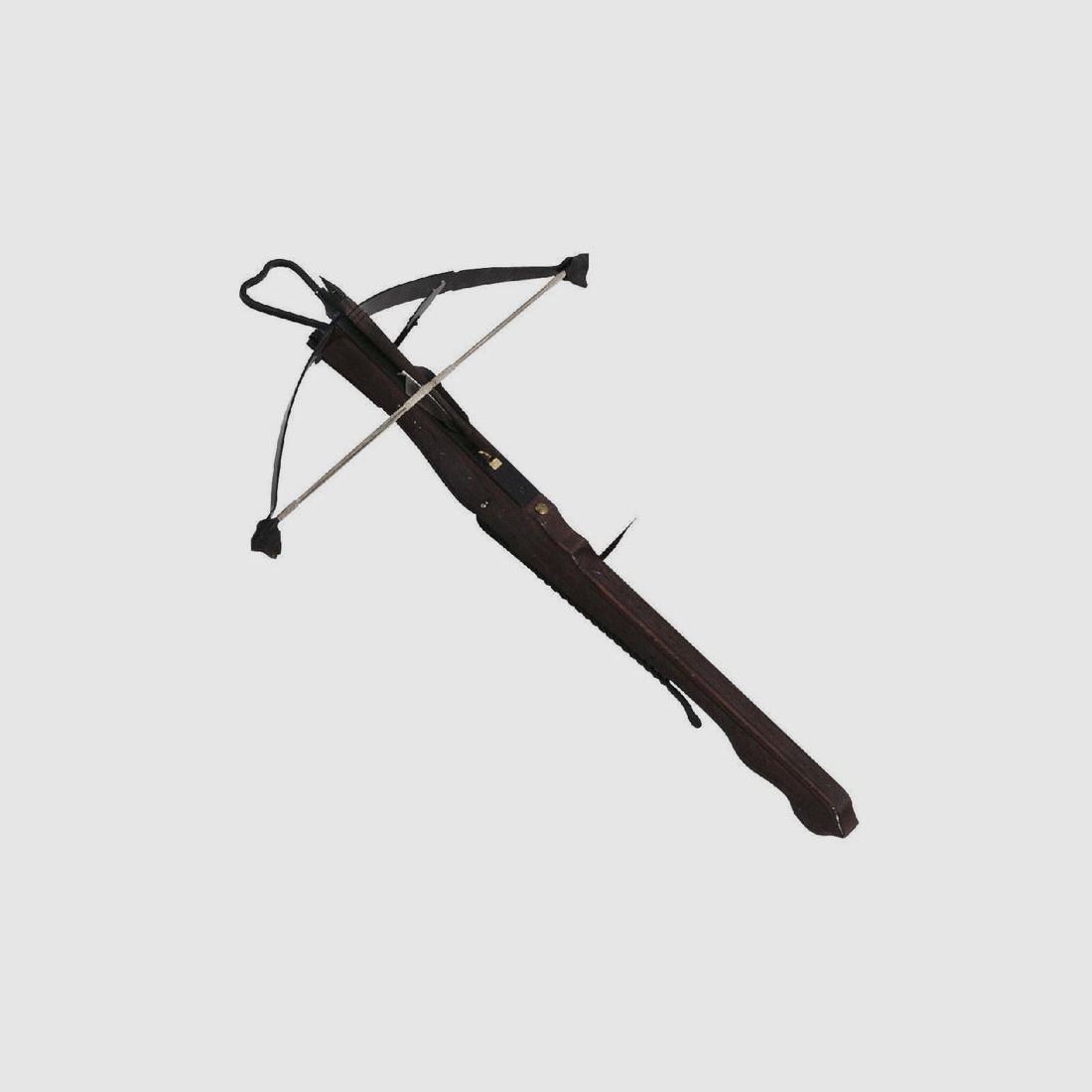 Medieval crossbow made of wood and metal parts