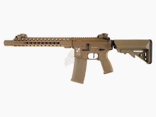 AR15 SilentOps DMR ALPHA Vollmetall Delta Armory Tan HPA Airsoft Gewehr Frei ab 18 Jahren
