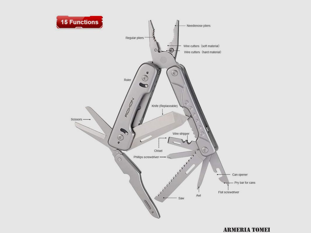 PINZA/COLTELLO – ROXON – S802 PHANTOM, immagine 2 di 7