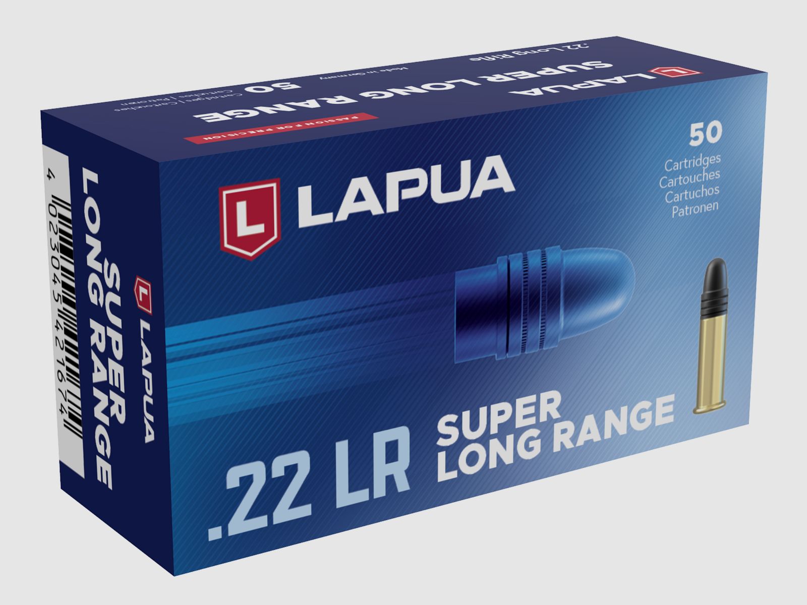 Lapua Super Long Range .22 LR 2,59g 40gr cartouche à percussion annulaire de fabrication pour le tir sportif
