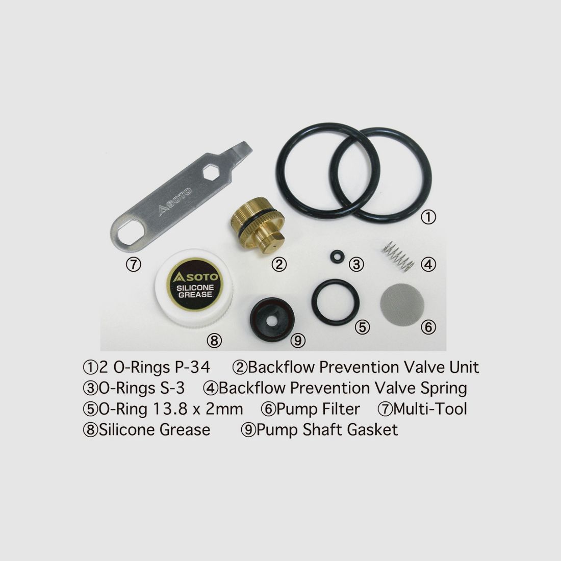 Soto Muka Stove Wartungsset
