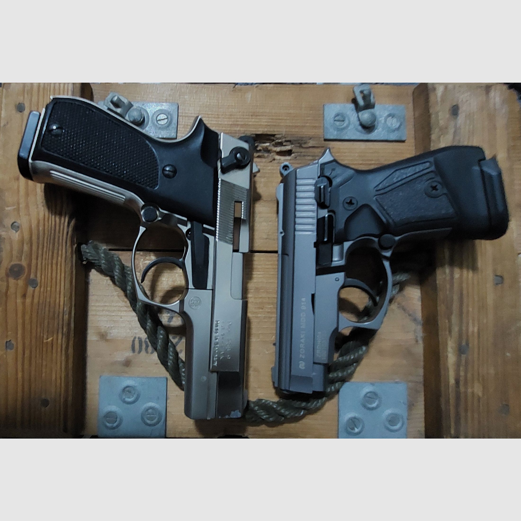 WALTHER P88 und ZORAKI 914 9 mm Schreckschuss keine Walther Glock HW94 Colt