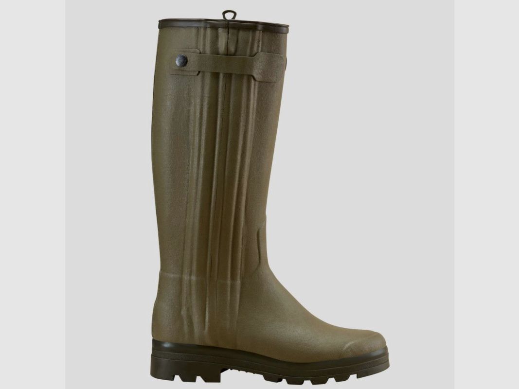 Bottes en Caoutchouc Le Chameau "Chasseur" avec Doublure en Cuir, image 2 sur 8