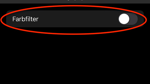 Rotfilter für iPhone - Schritt für Schritt Anleitung