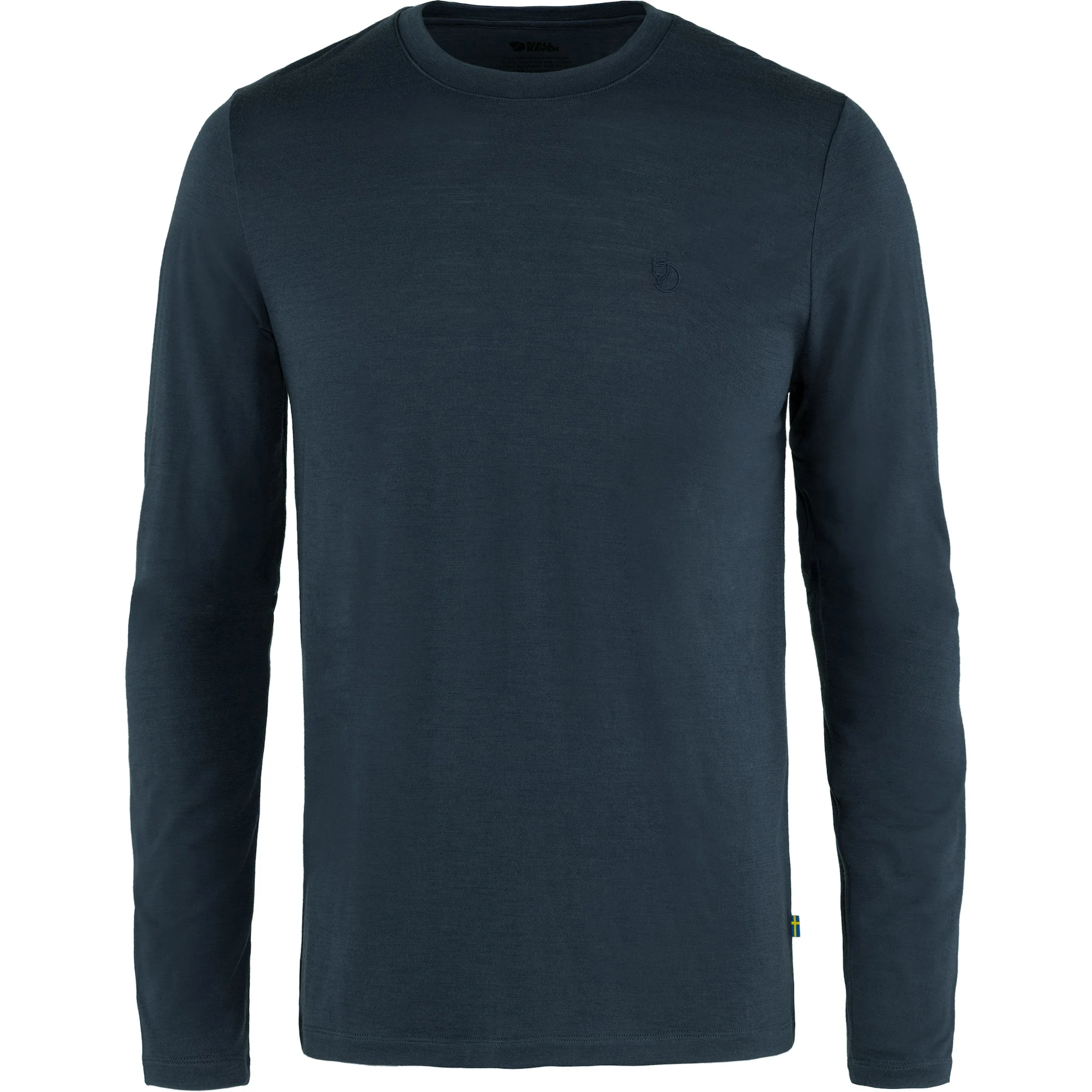 Fjällräven Abisko Wool Long Shirt Men Dark Navy, billede 1 af 2