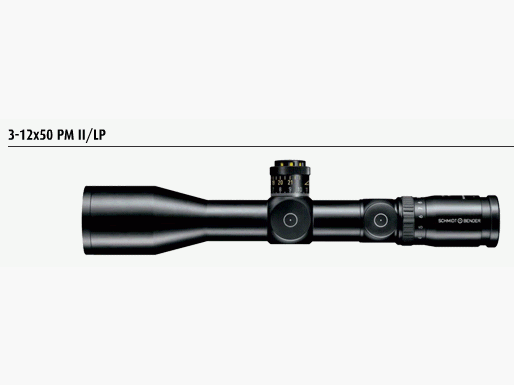 SCHMIDT & BENDER ZF m. Leuchtabsehen (1. BE) 3-12x50 PMII (34mm) DT/ST Abs. P4FL