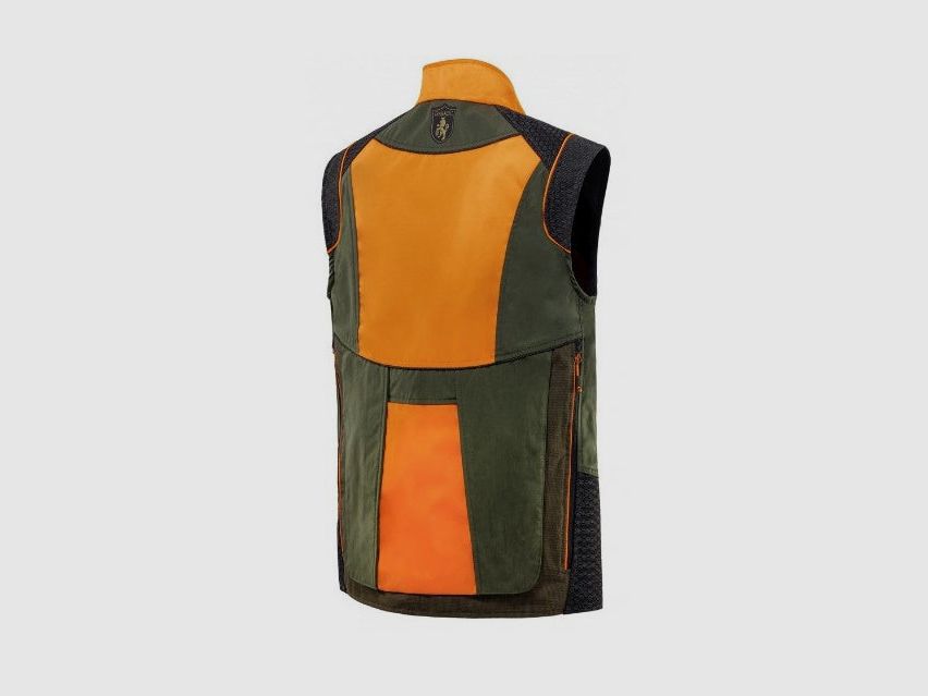 TRABALDO GILET DRIVER HV 2.0 2000/KEPROTEC VERDE/ ARANCIO, immagine 2 di 8