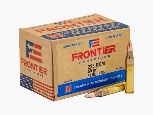 223 Remington Hornady FRONTIER® 55 gr HOLLOW POINT MATCH™ VE50