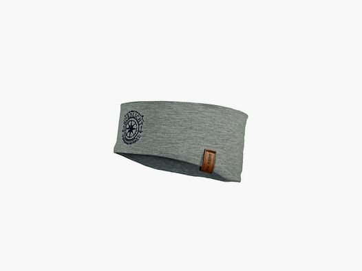NO NAME Jersey Stirnband "Nordlicht" Grau Melliert