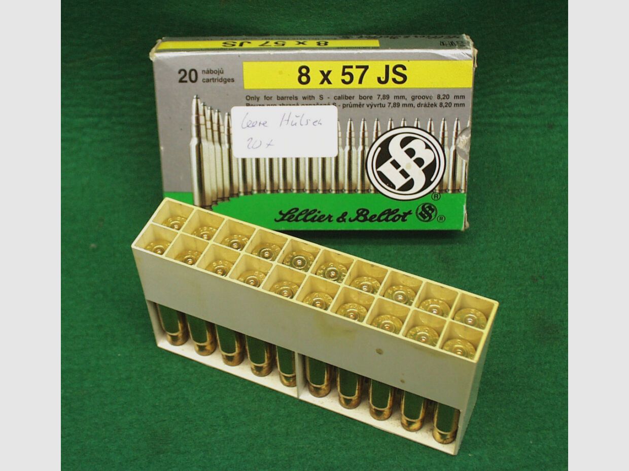 Sellier & Bellot Fundas 8x57IS, usadas