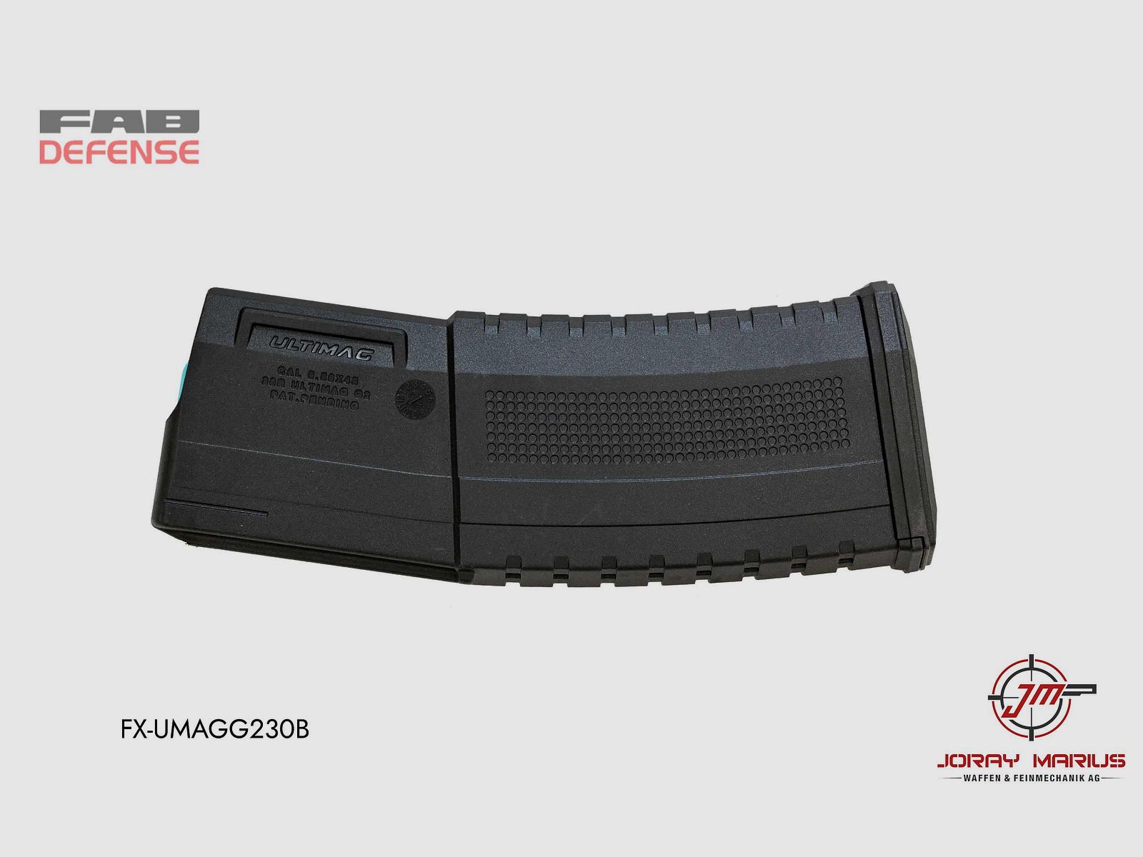 FAB Defense Ultimag Gen2 caricatore AR-15 5.56×45, 30 colpi (polimero)