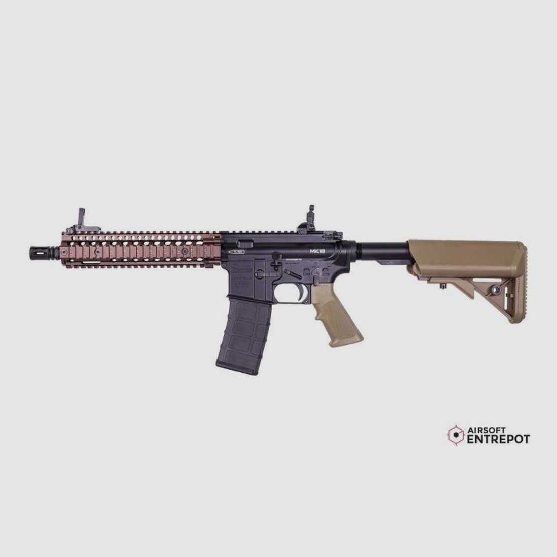 GBBR-Replikat Daniel Defense MK18 Golden Eagle - Tan - Realistisch und Leistungsstark - Für Taktisches Airsoft, Bild 2 von 5