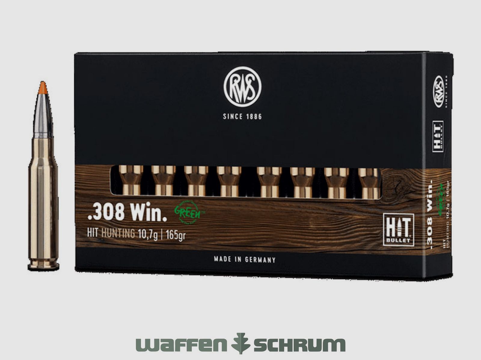 RWS HIT 10,7g - 165gr .308Win
