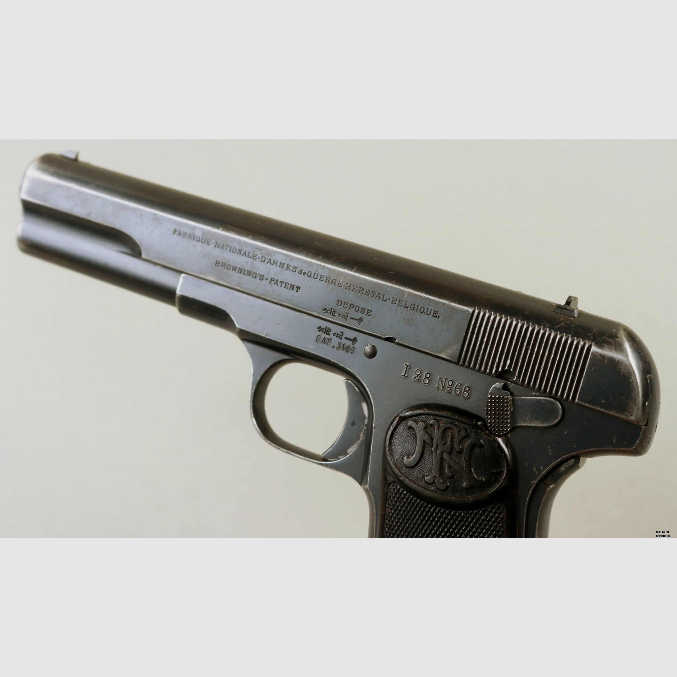 Pistole F.N. Browning mod. M/07 cal. 9mm Br. Long matr. 10608, Bild 6 von 11