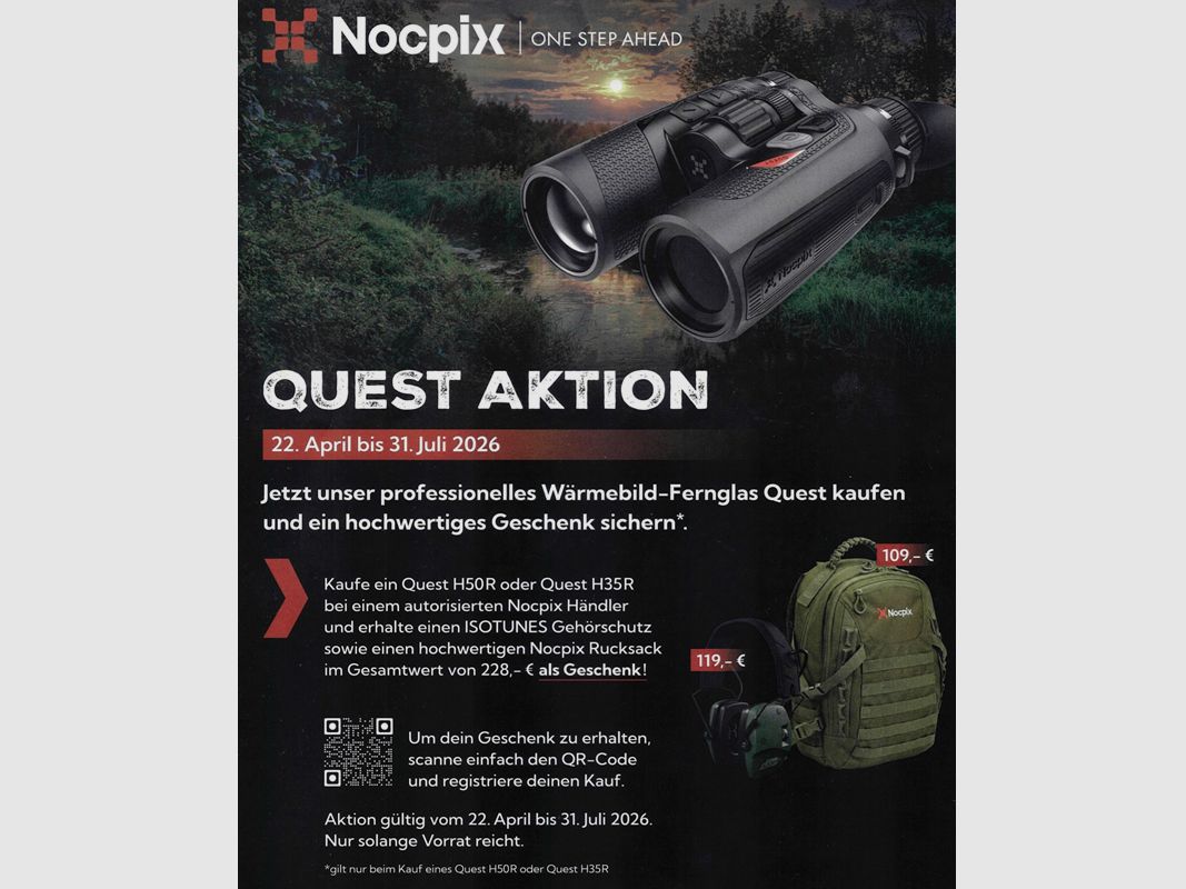 Nocpix Quest H35R Wärmebild Fernglas