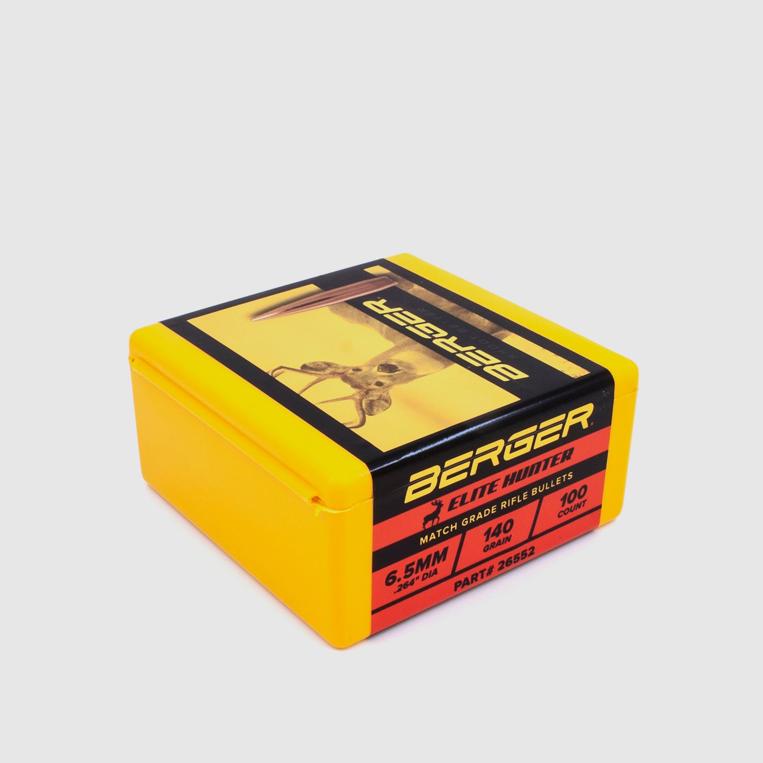 Berger Geschoss 6,5mm/.264 Elite Hunter 140GR 100 Stück