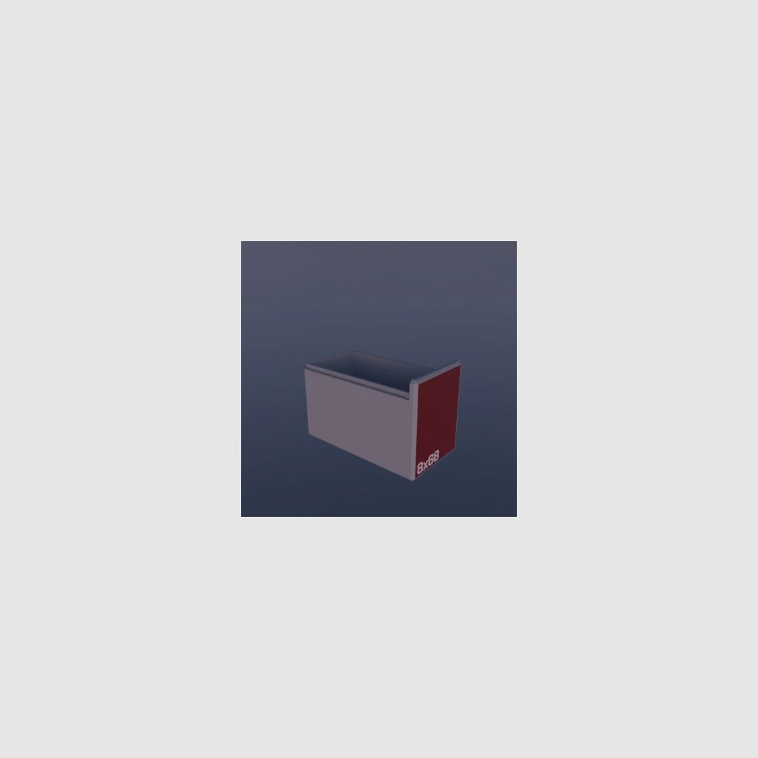 Filamelt Munitionsbox / 8x68mm S / ‘Schiebedeckel’ / Patronenbox, Ammo Box