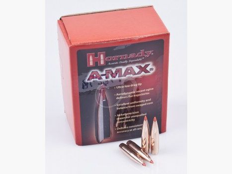 HORNADY A-MAX CAL .30 168 GR. CONF DA 100 PZ.