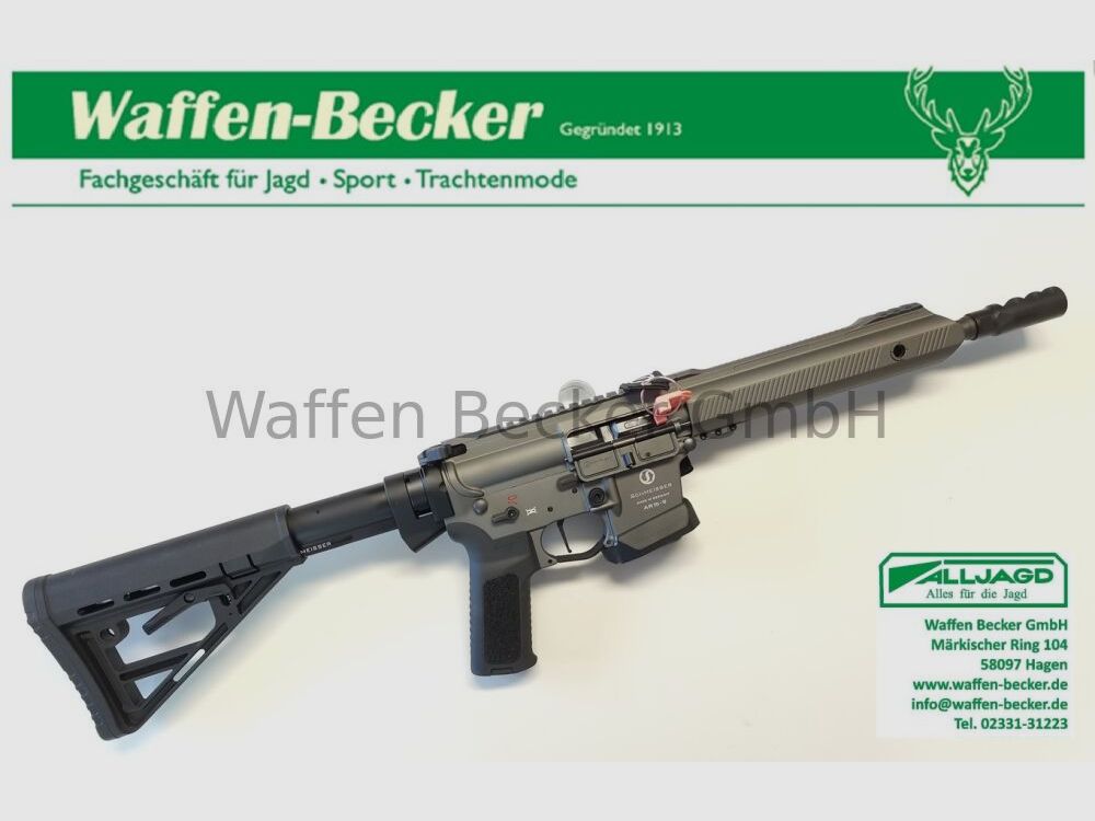 Schmeisser (Waffen Schumacher) Schmeisser AR15-9 S4F Sport Dynamik PCC 10,5" 9mm Luger, urban gray, Bild 1 von 3
