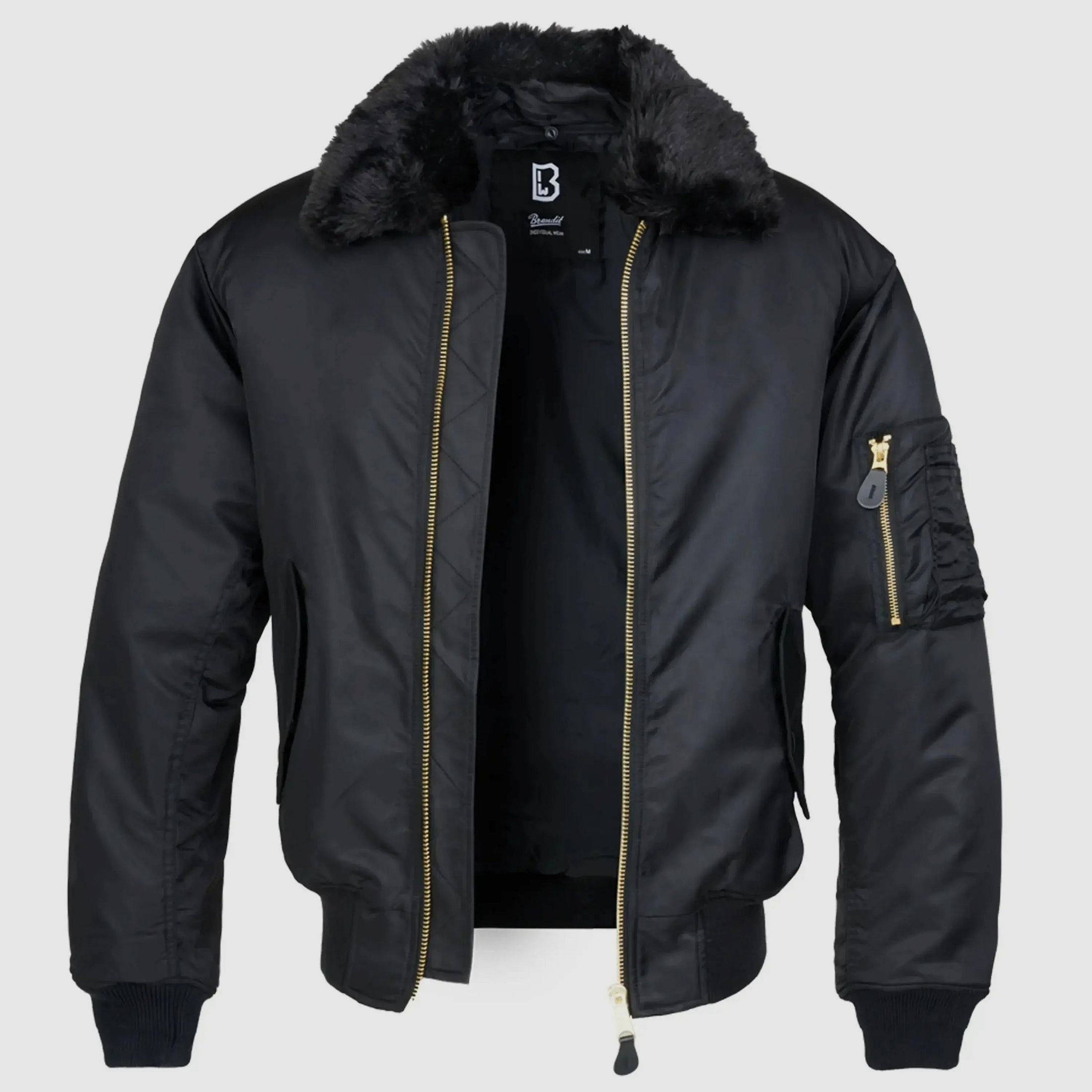 Brandit Brandit Chaqueta MA2 Jacket Fur Collar - S Hombres
