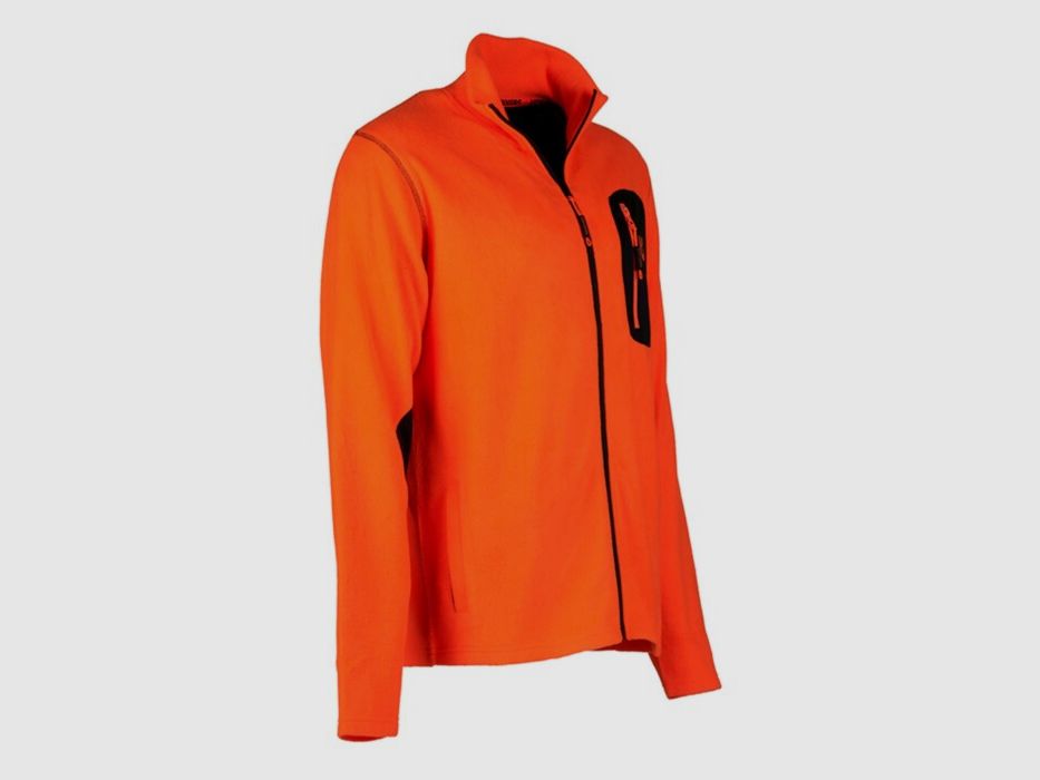 Fleece-Jacke Jagd Spinale Orange 94250 55, Bild 4 von 5