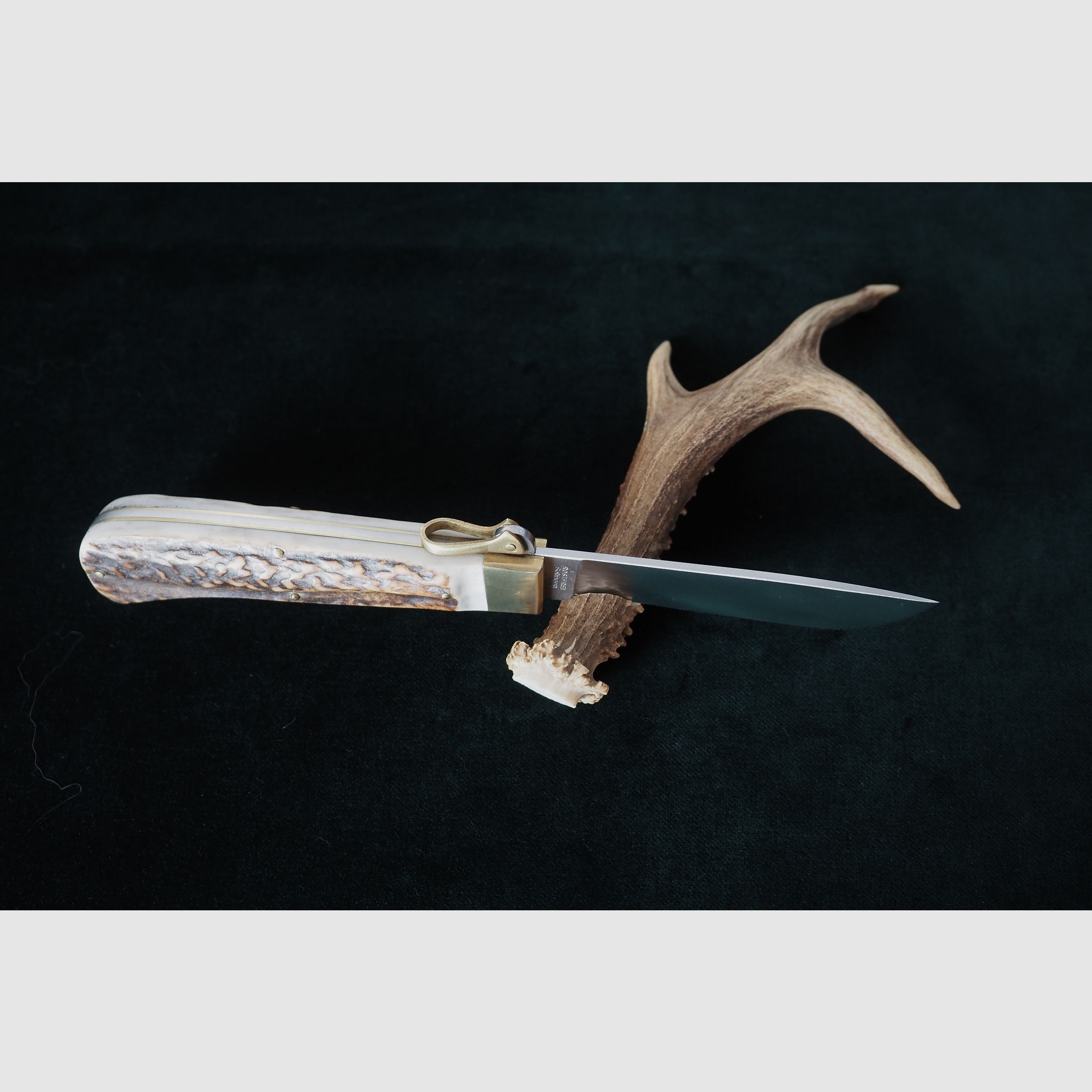 Otter Jagdtaschenmesser neu unbenutzt, Hochwertiges Qualitätsmesser mit interessanter Entriegelung