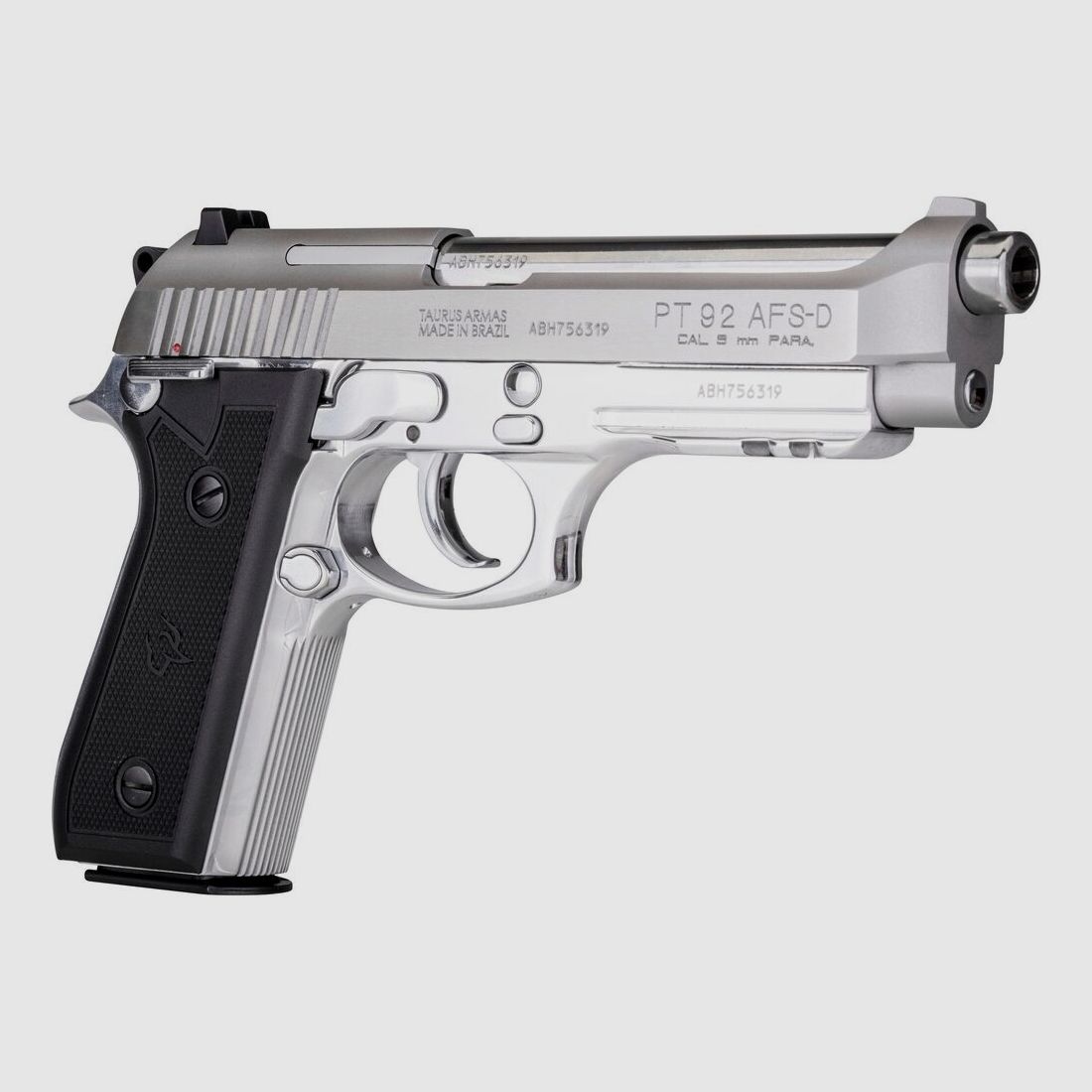Taurus PT 92 SS17 Rail, Stainless Steel matt, 17 Schuss Pistole