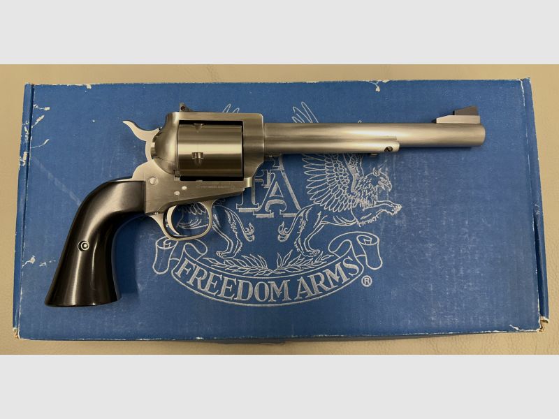 Revolver FREEDOM ARMS Premier Grade 7,5 Zoll Kal. .454 Casull in OVP Bj. 1995 BESTZUSTAND