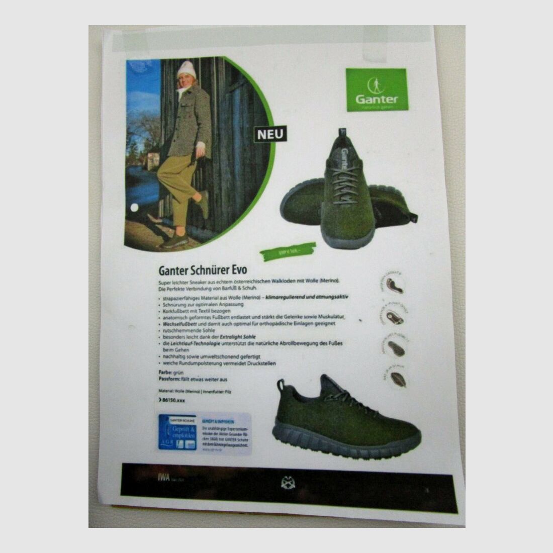 Ganter EVO-Merino