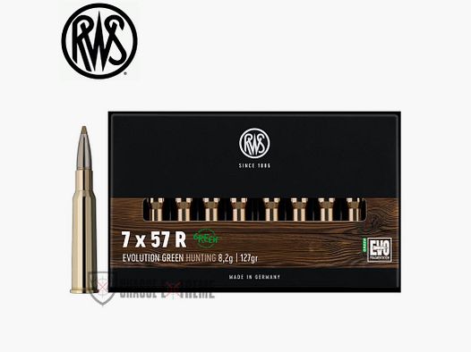 20 Nabojów RWS kal. 7X57R 127gr Evo Green