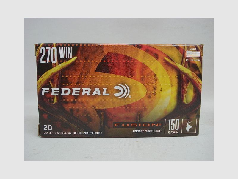 Federal .270Win Fusion - 9,7g/150gr (a20) #F270FS2#
