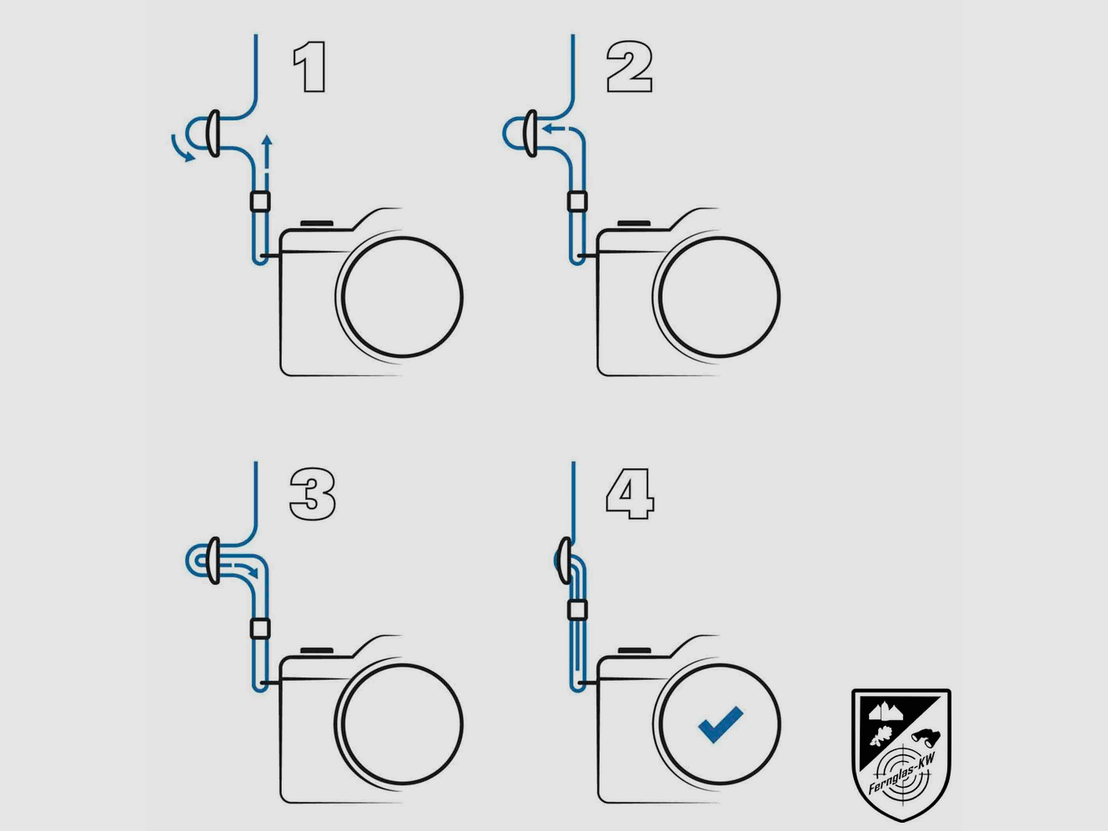 DÖRR Slim Pure 350627 Kamera Fernglas Umhängeriemen Trageriemen Silber L: 150cm