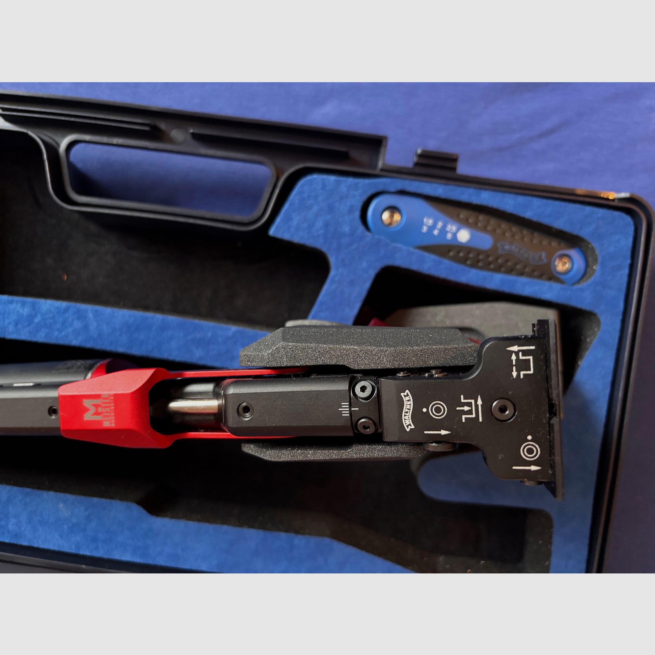 Walther LP500 Meistermanufaktur  / Auflage Traum in rot .. fast neu