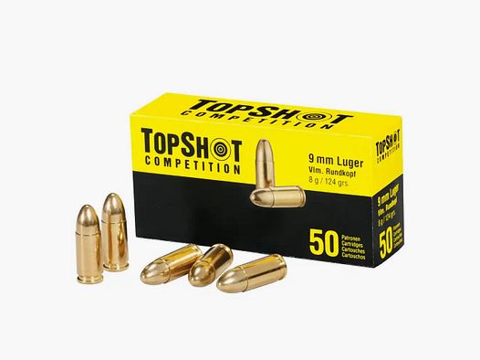 TopShot FMJ 124grs - 50Stk
