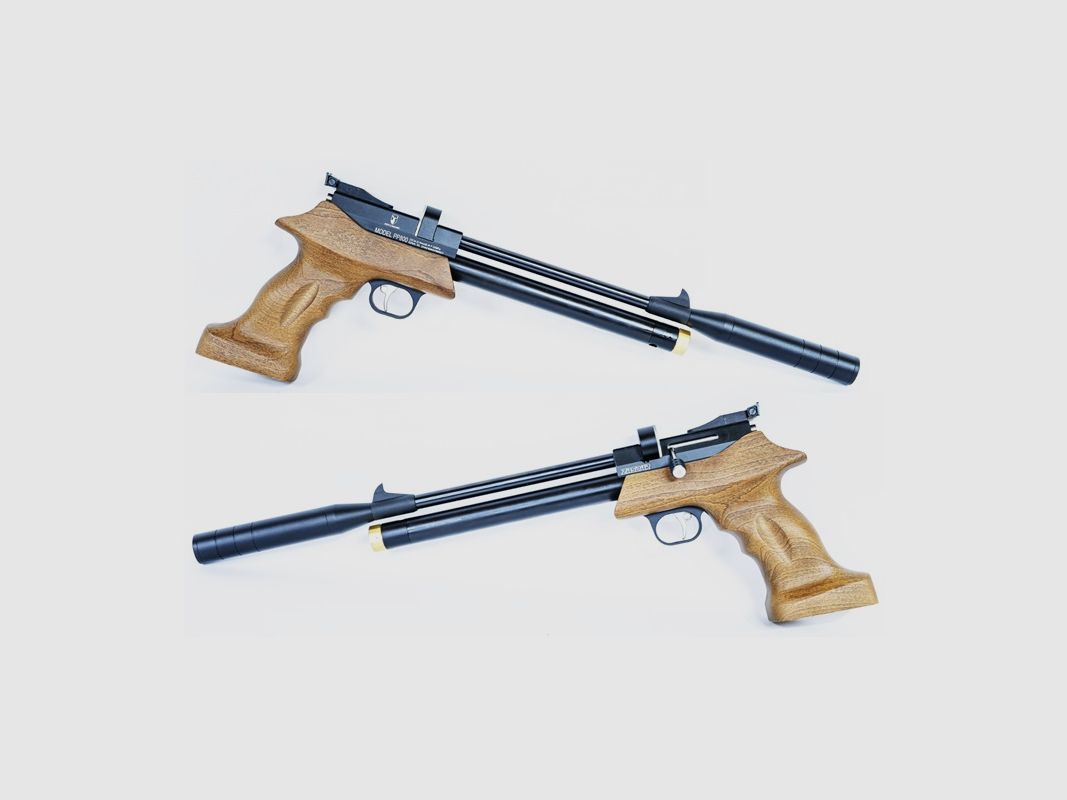 PCP-Pistole Artemis/Zasdar PP800 Mehrschuss mit Schalldämpfer und Regler Kal. 5,5 mm Diabolos
