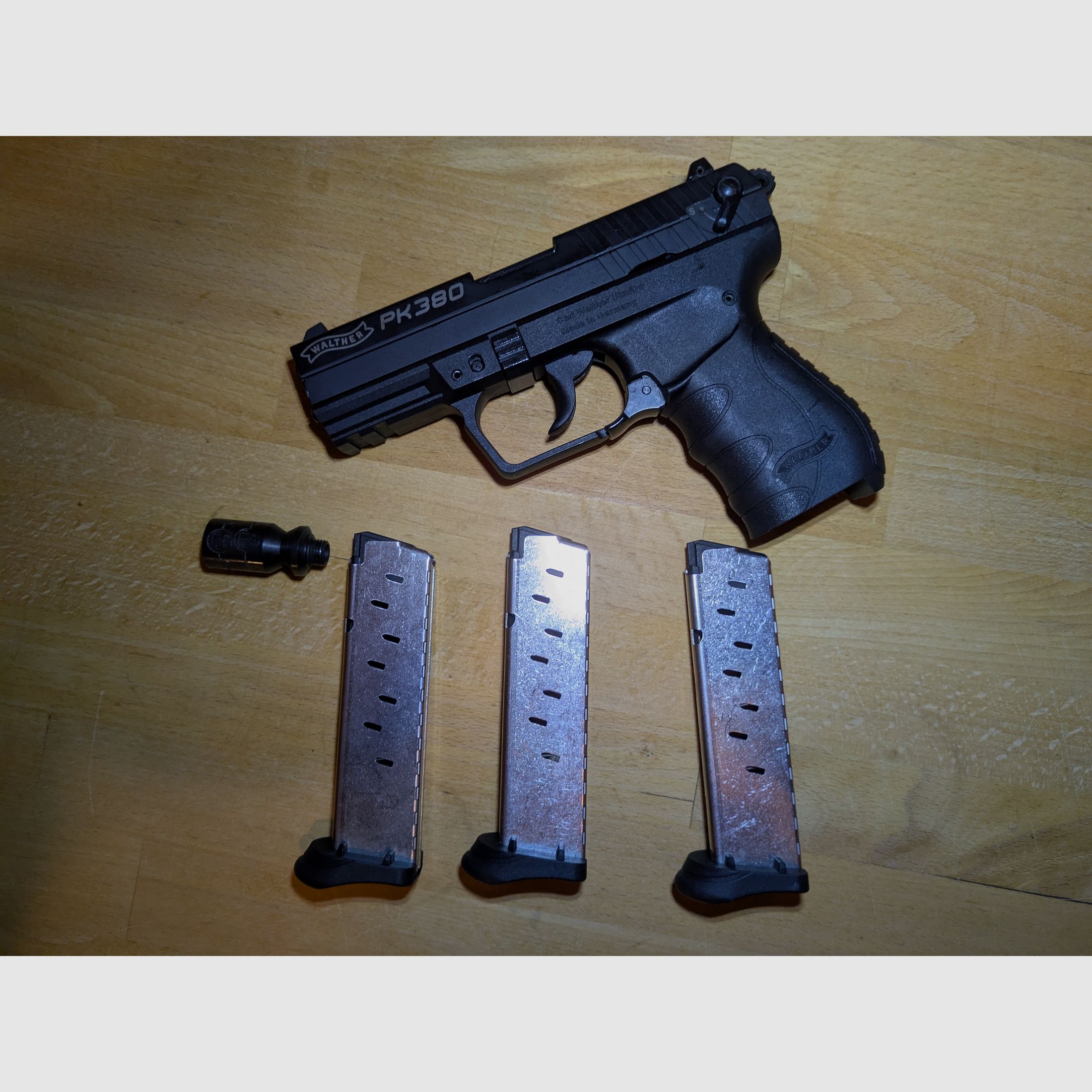 Walther PK380 Schreckschusspistole inkl. Zubehör