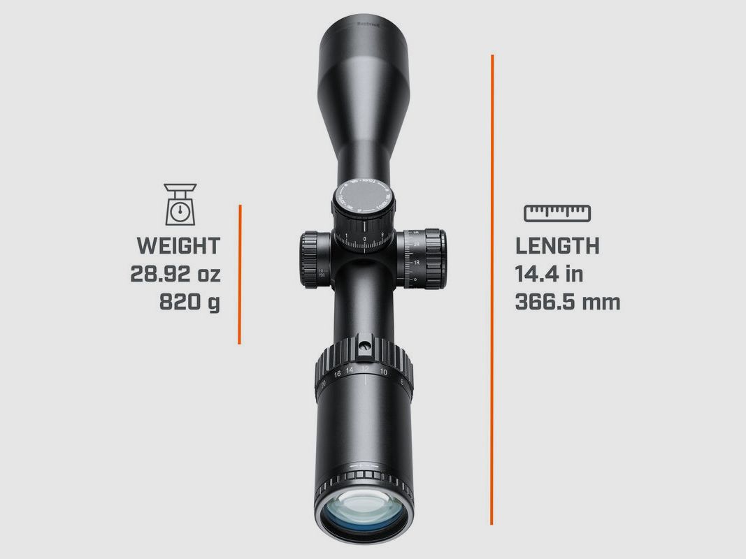 Bushnell Match Pro Zielfernrohr 6-24x50 Deploy MIL Etched Glass FFP Absehen 1. BE