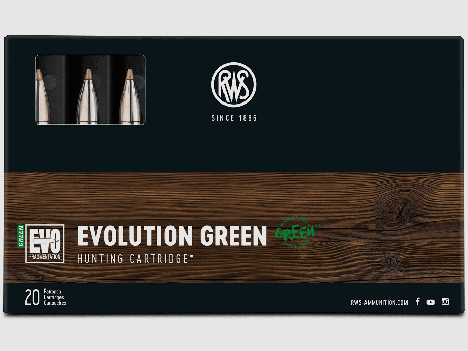 RWS 8x57 JS Evo Green 139gr. - 20 pcs