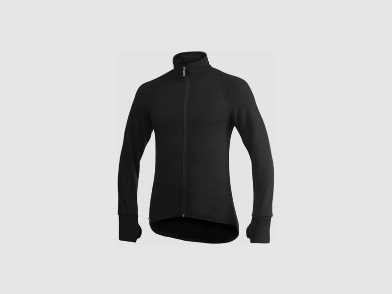 Woolpower 400 Jacke mit Reißverschluss 7234 Schwarz - XXL