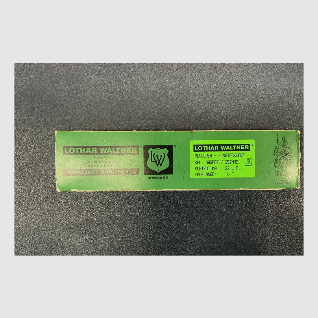 Insert barrel Lothar Walther 38 special/357 Mag .22lr