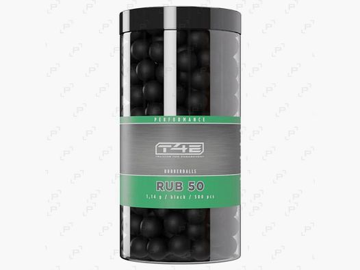 Pot de 500 billes T4E RUB50 PERFORMANCE Cal. 50 pour HDR 50