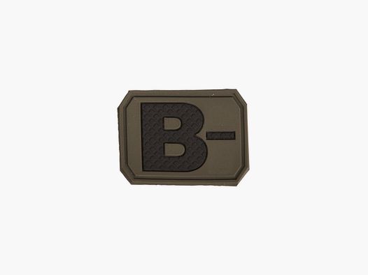 Patch Blutgruppe B- OLIVGRÜN
