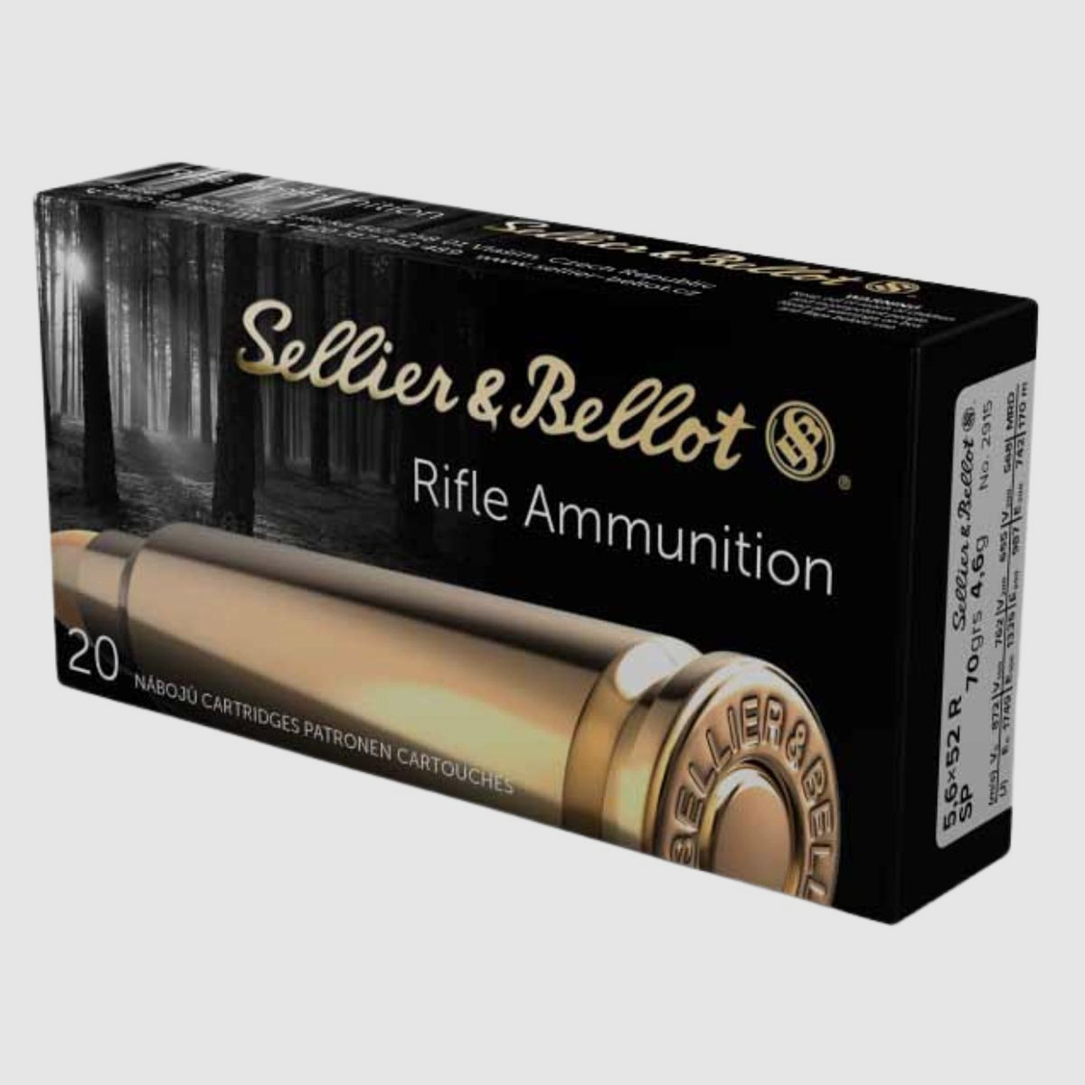 Sellier & Bellot 5,6x52R Teilmantel 4,6g - 70gr.