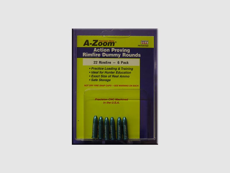 Pachmayr A-Zoom Dummy Patronen Kal. 22 lfb 22 LR
