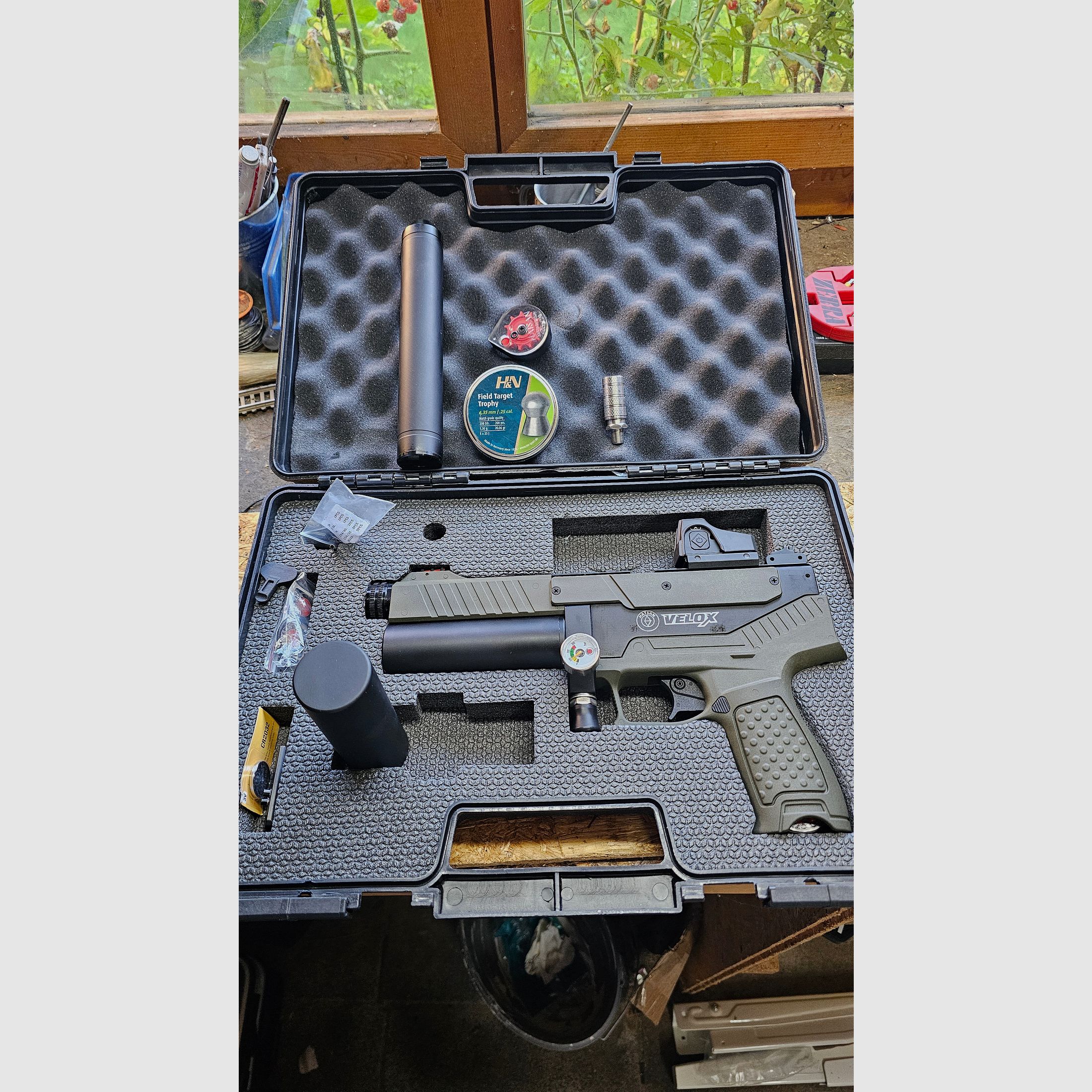 Hatsan PCP Pistole VELOX, Kaliber 25