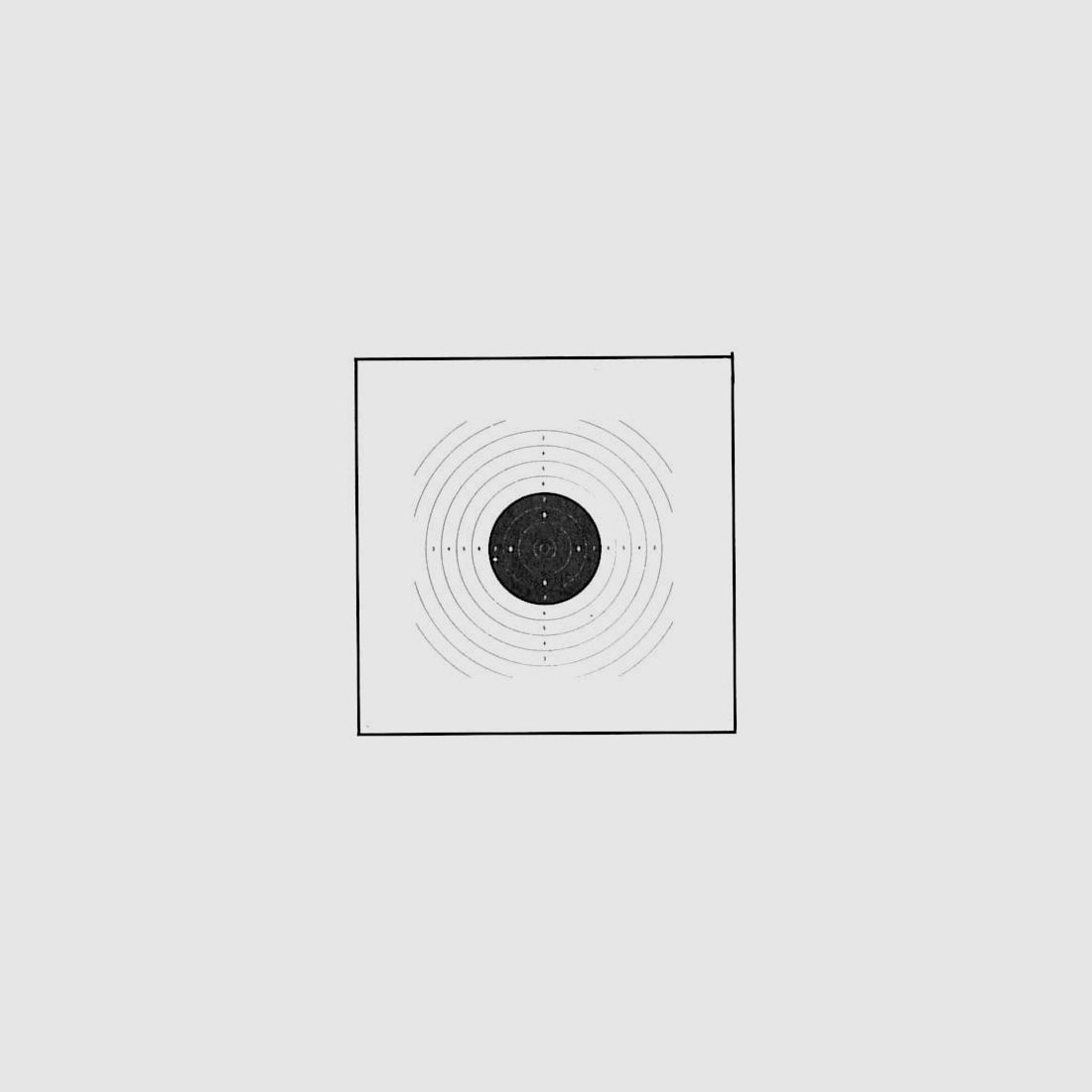 Mirror for air pistol target