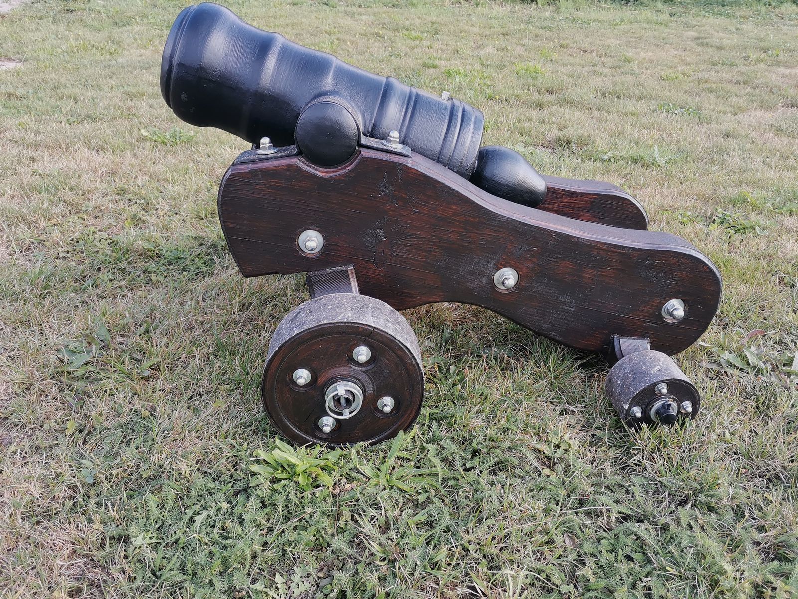 Große Böllerkanone Kaliber 75mm inkl. neuen Beschuss Vorderlader Kanone