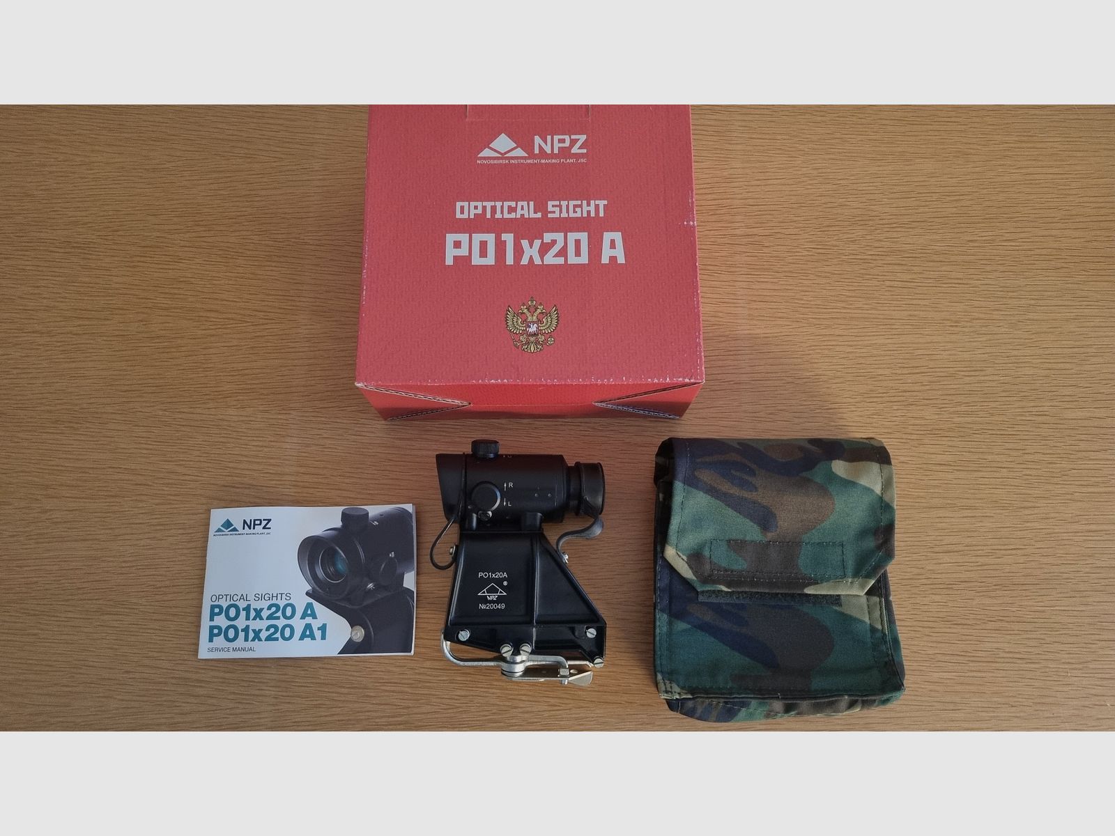 EXTREEM ZELDEN!!! PO 1x20A Rakurs (1P76) collimator / reflex sight voor AK - Kalasjnikov van NPZ, Rusland